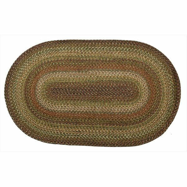 Homespice Decor Rainforest Ultra Durable Braided Rugs - Oval 321169